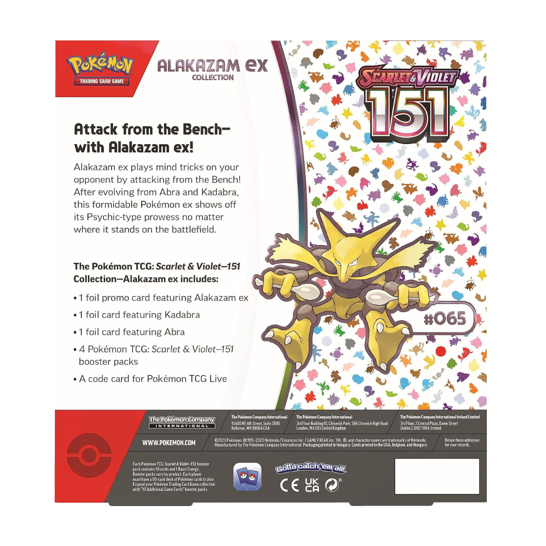 151 Alakazam Ex Box - Scarlet & Violet