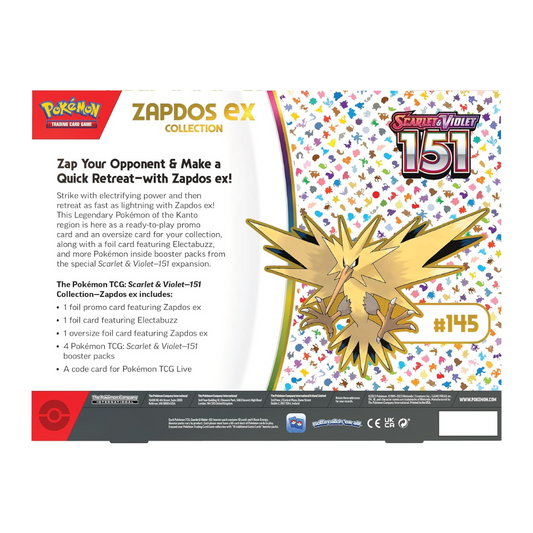 151 Zapdos Ex Box - Scarlet & Violet