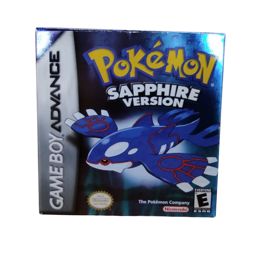 Original Game Boy Advance Game — Pokémon Sapphire (English Version)