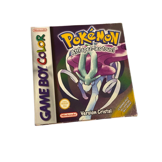 Original Game Boy Color Game — Pokémon Crystal (French Version)